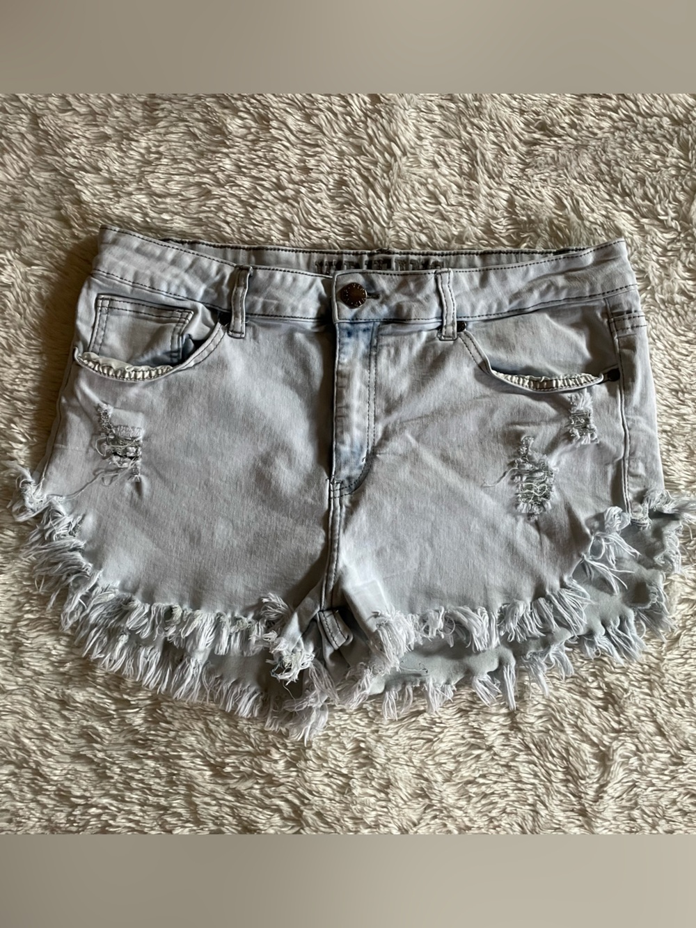 denim shorts